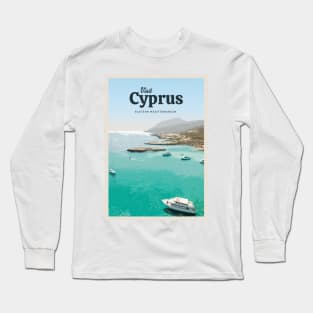 Visit Cyprus Long Sleeve T-Shirt